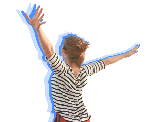 A Girl With Open Arms.